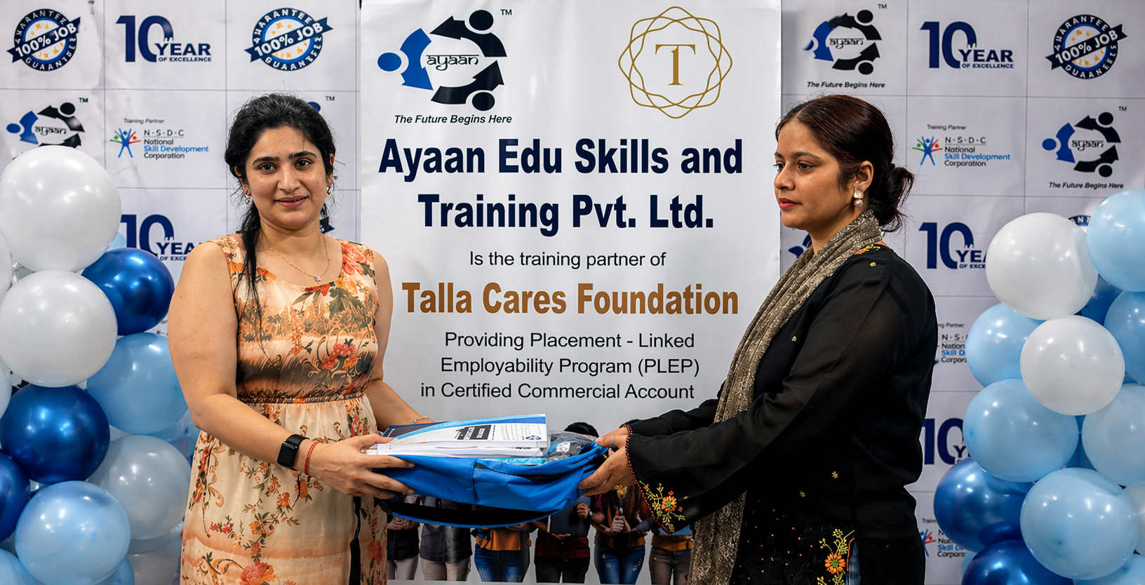 Batch inauguration of 30 students at Ayaan Edu Skills Jammu center